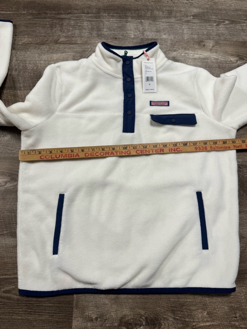 Vineyard Vines Women’s Harbor Fleece 1/4 Zip Pullover Size Small NWT - Picture 5 of 8